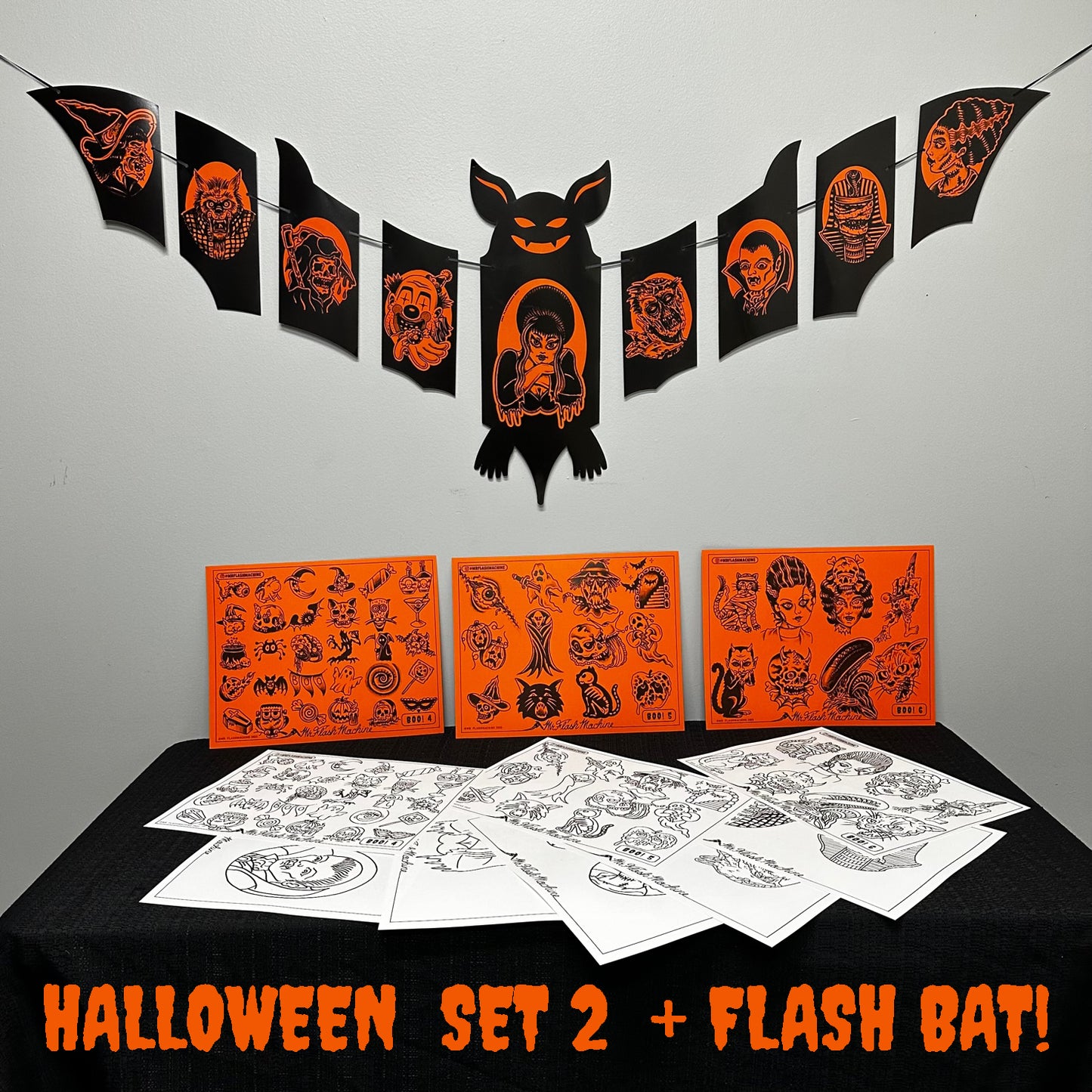 Halloween Set 2 + Flash Bat!