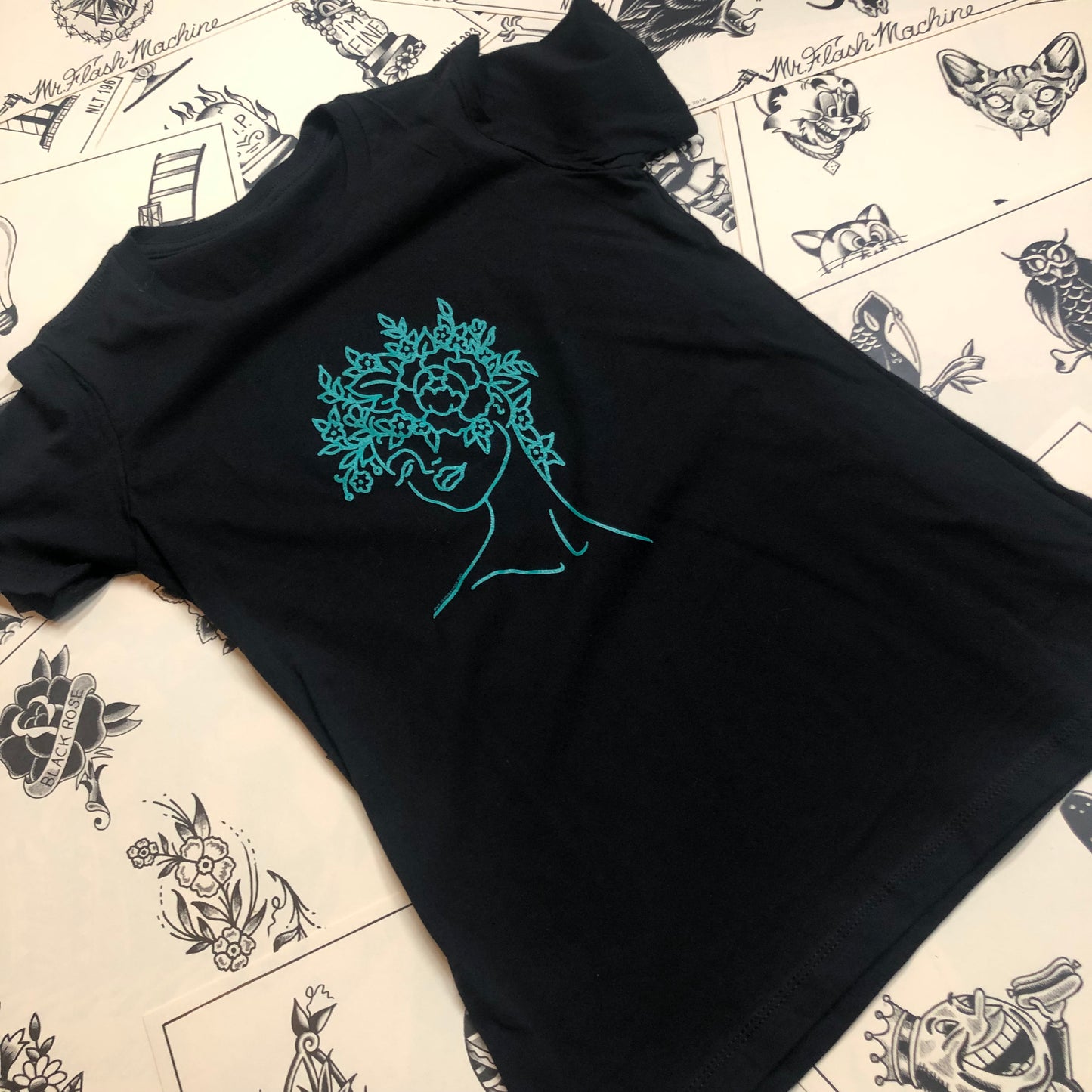 Floral Set Ladies Tee
