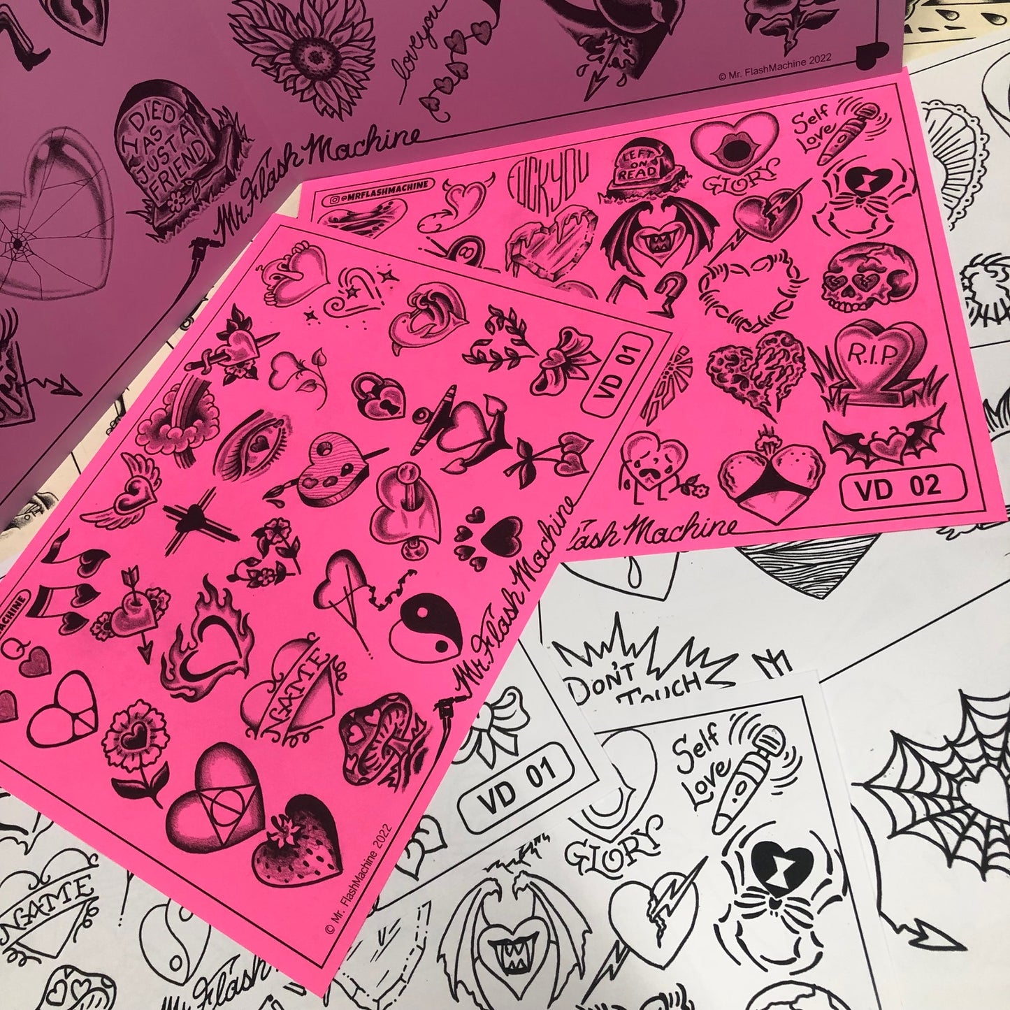 Valentine's Mini-Set + XL Flash Card!